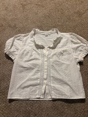 Vintage Gap ruffle blouse. Size medium.